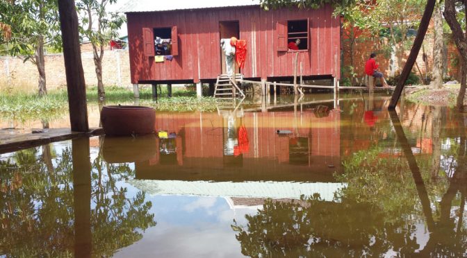 Wateroverlast op het erf