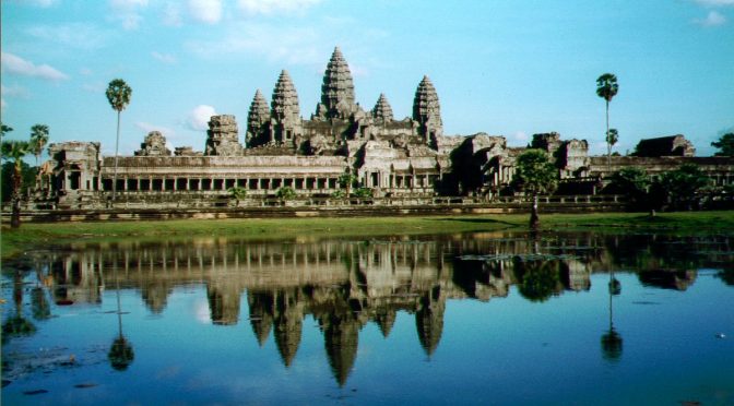 Angkor-Wat tempel in Cambodia