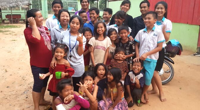 Vlak voor de Khmer New Year-vakantie